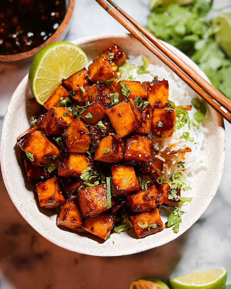 Sticky-Panfried-Garlic-Lime-Tofu-Recipe
