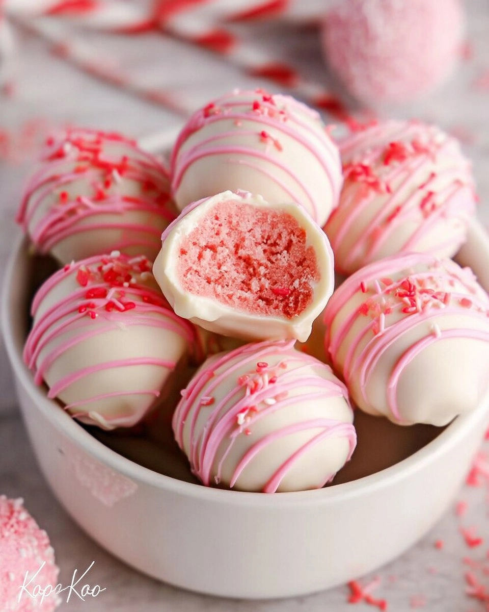 Strawberry Cake Truffles 106 Strawberry Cake Truffles