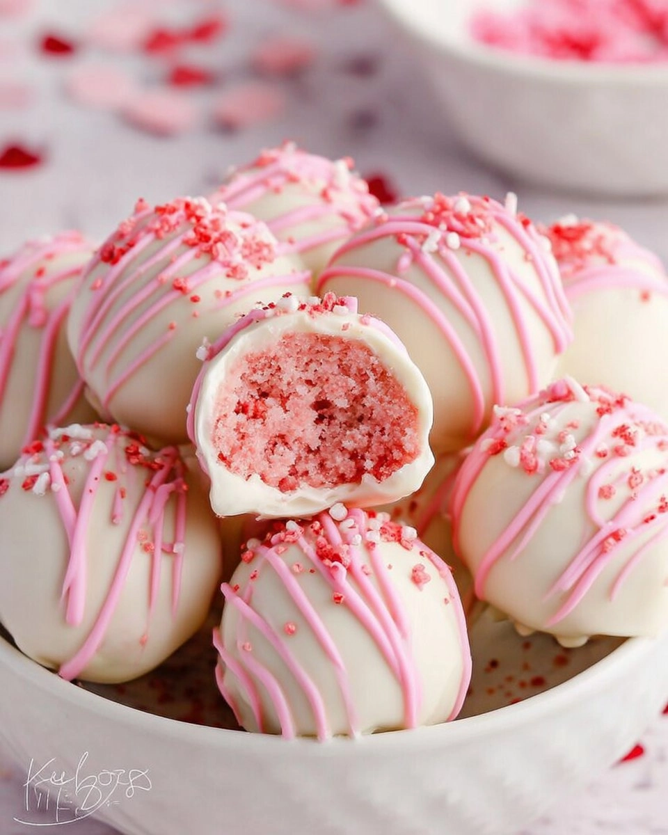 Strawberry Cake Truffles 108 Strawberry Cake Truffles