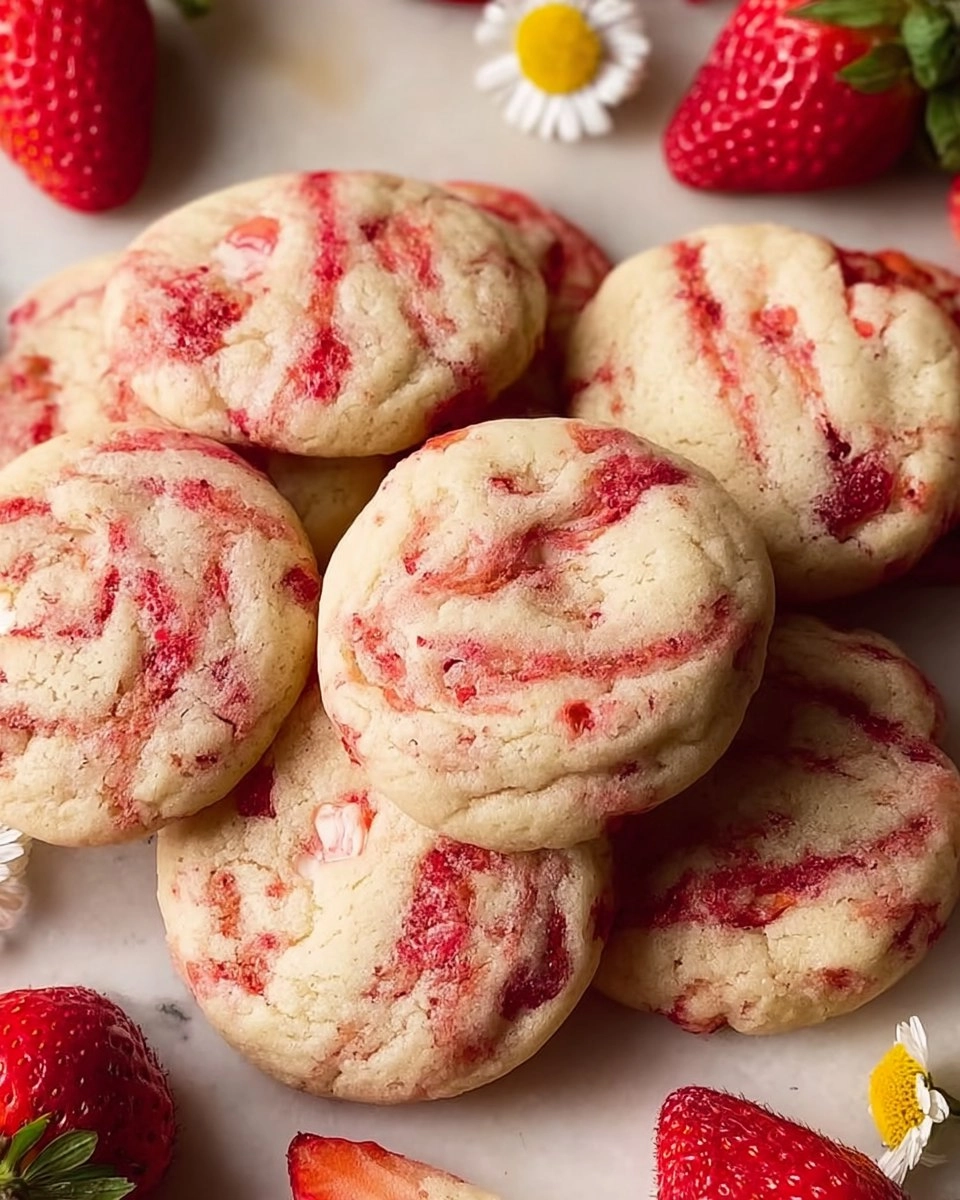 Strawberry Cheesecake Cookies