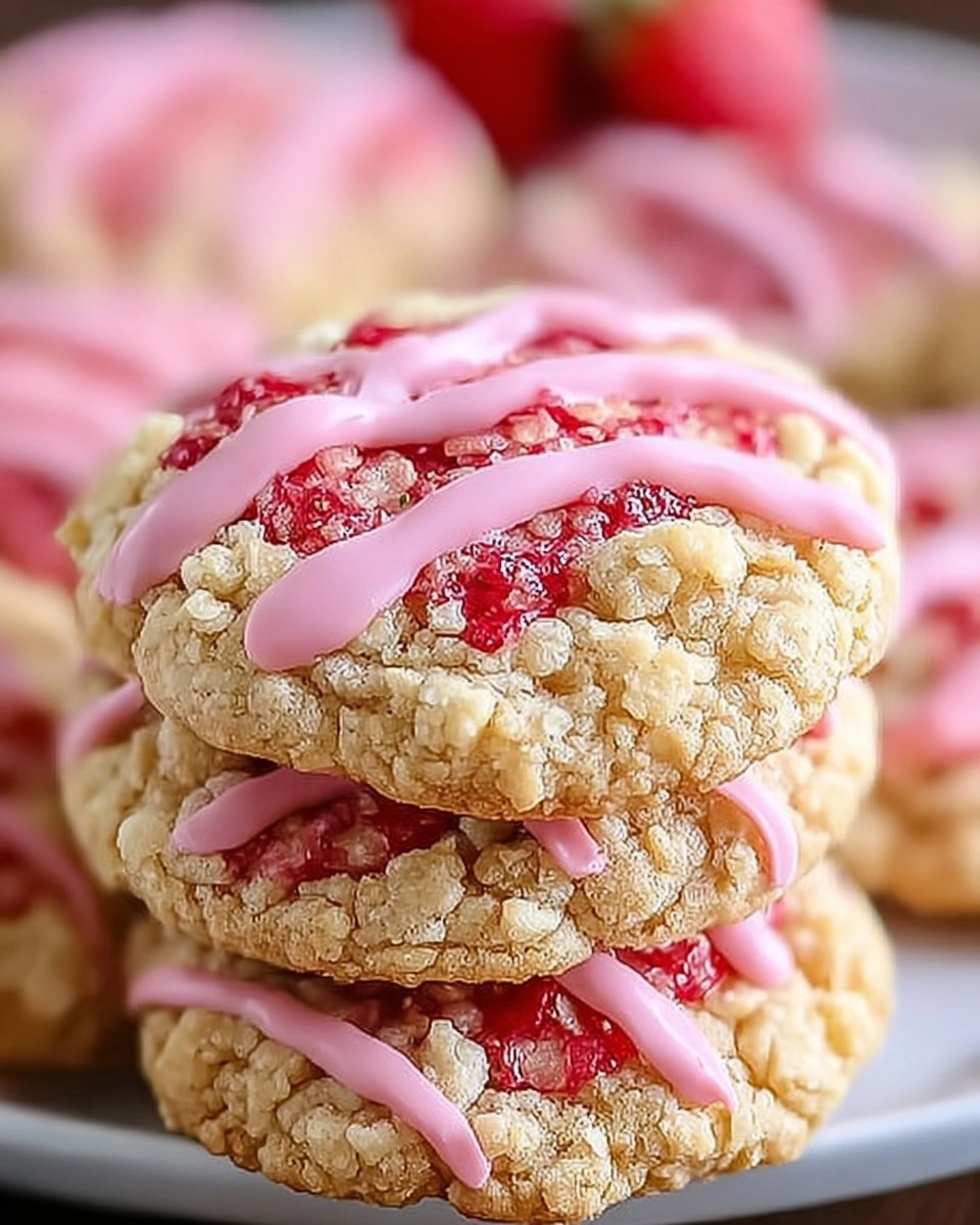 Strawberry Crunch Cookies