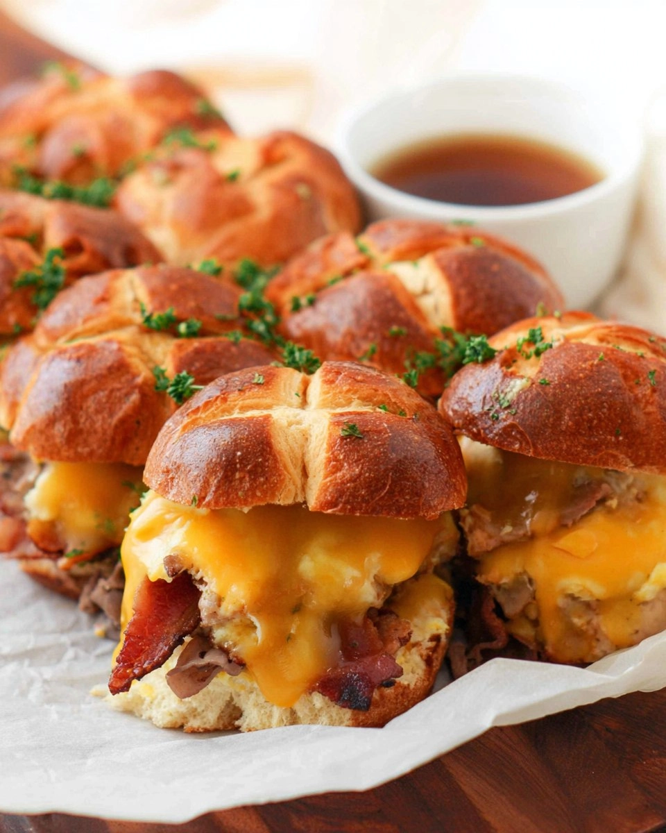 Valentine Breakfast Sliders