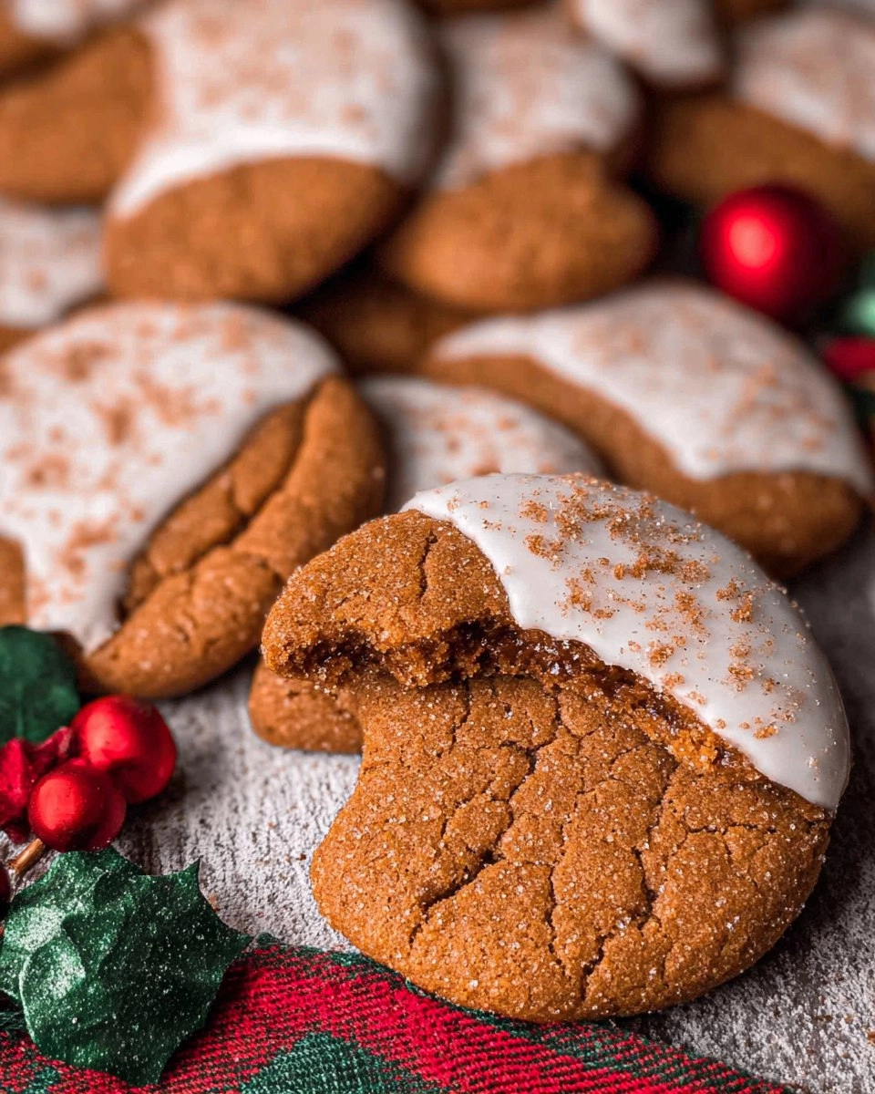 Valentine Chewy Ginger Cookies