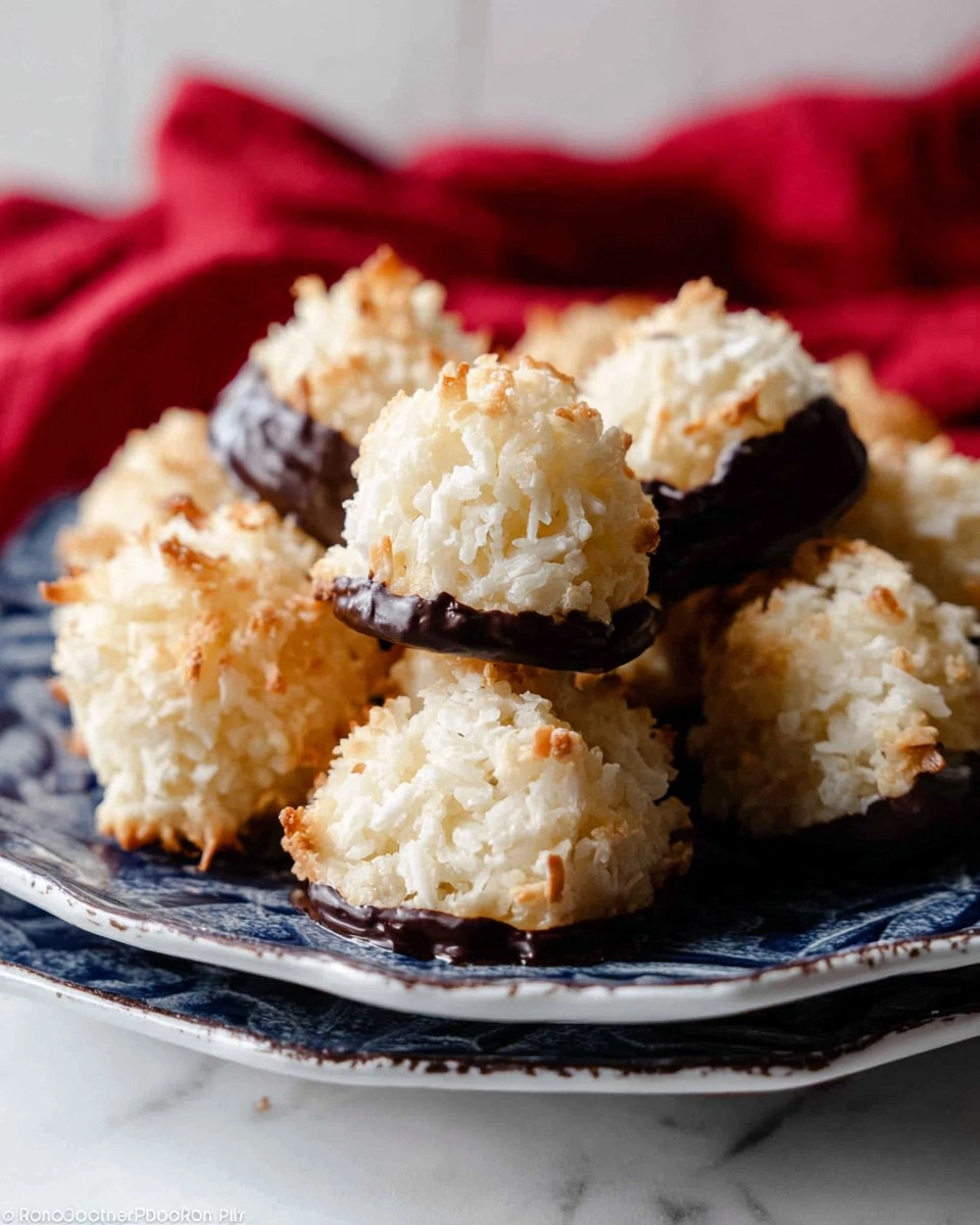 Valentine Coconut Macaroons