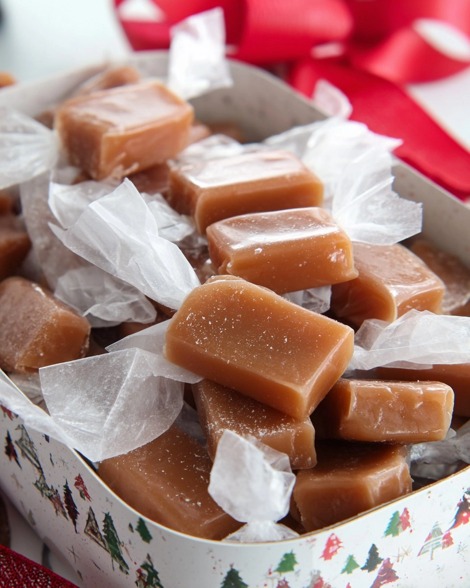 Valentine Homemade Caramels