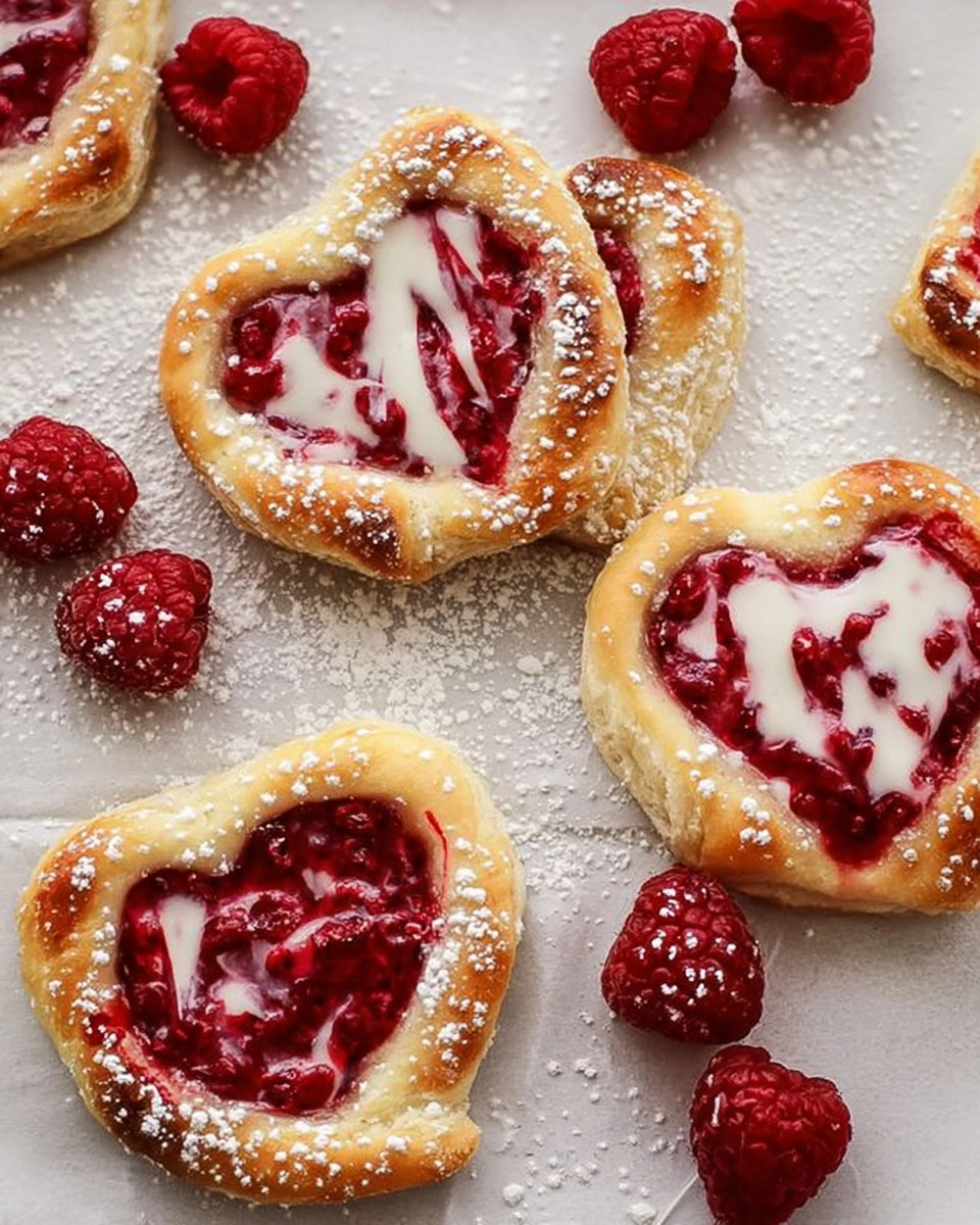 Valentine Raspberry Heart Danishes 77 Valentine Raspberry Heart Danishes