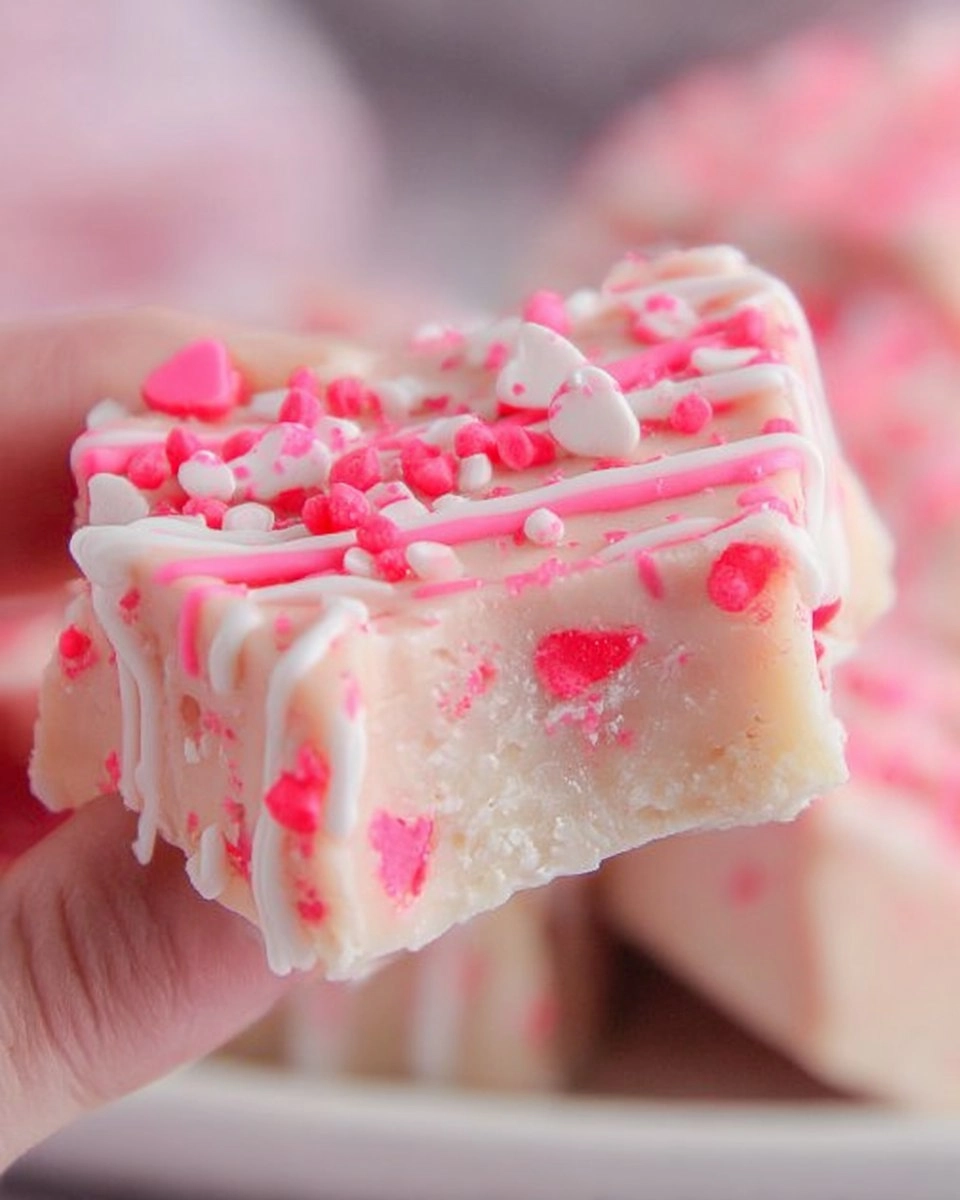 Valentine’s Day Sugar Cookie Fudge