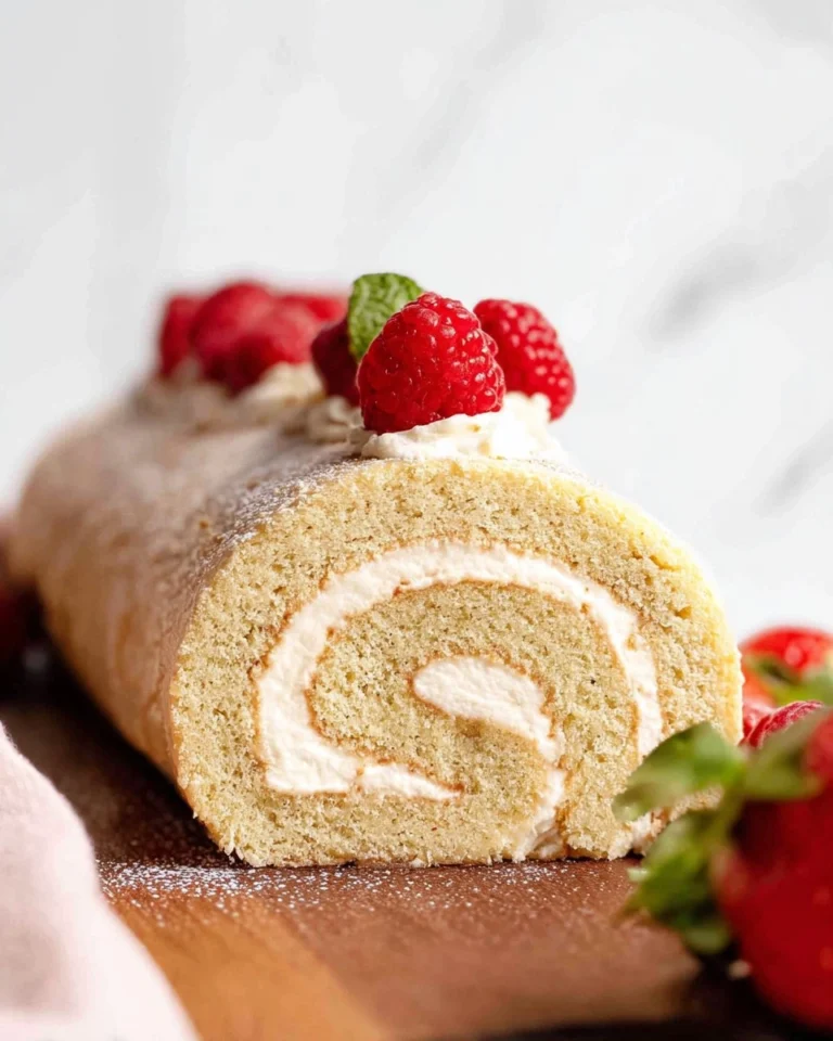 Vanilla-Swiss-Roll-Cake-Recipe