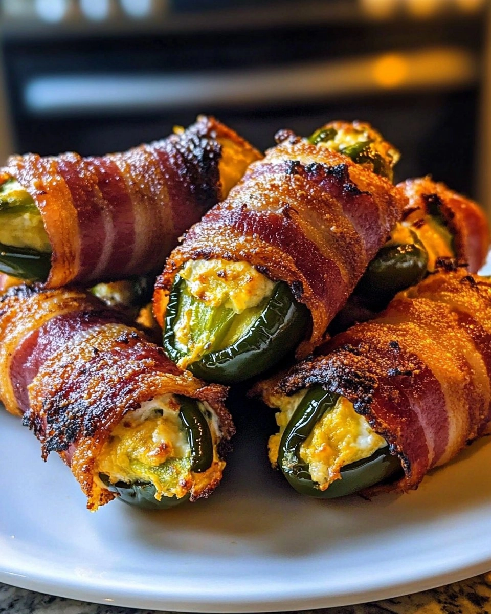 Bacon-Wrapped Jalapeño Poppers