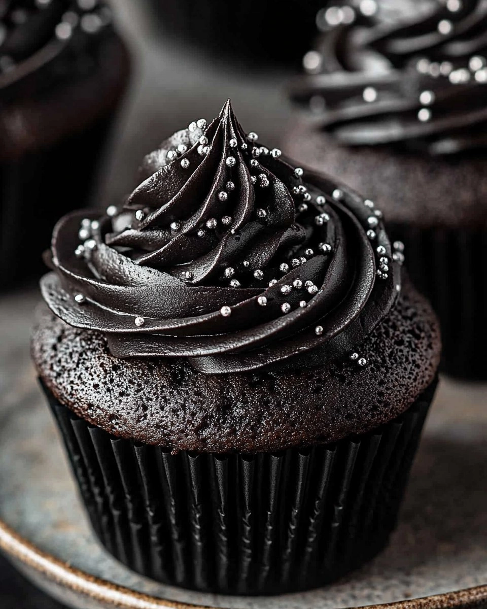 Black Cupcakes 128 Black Cupcakes