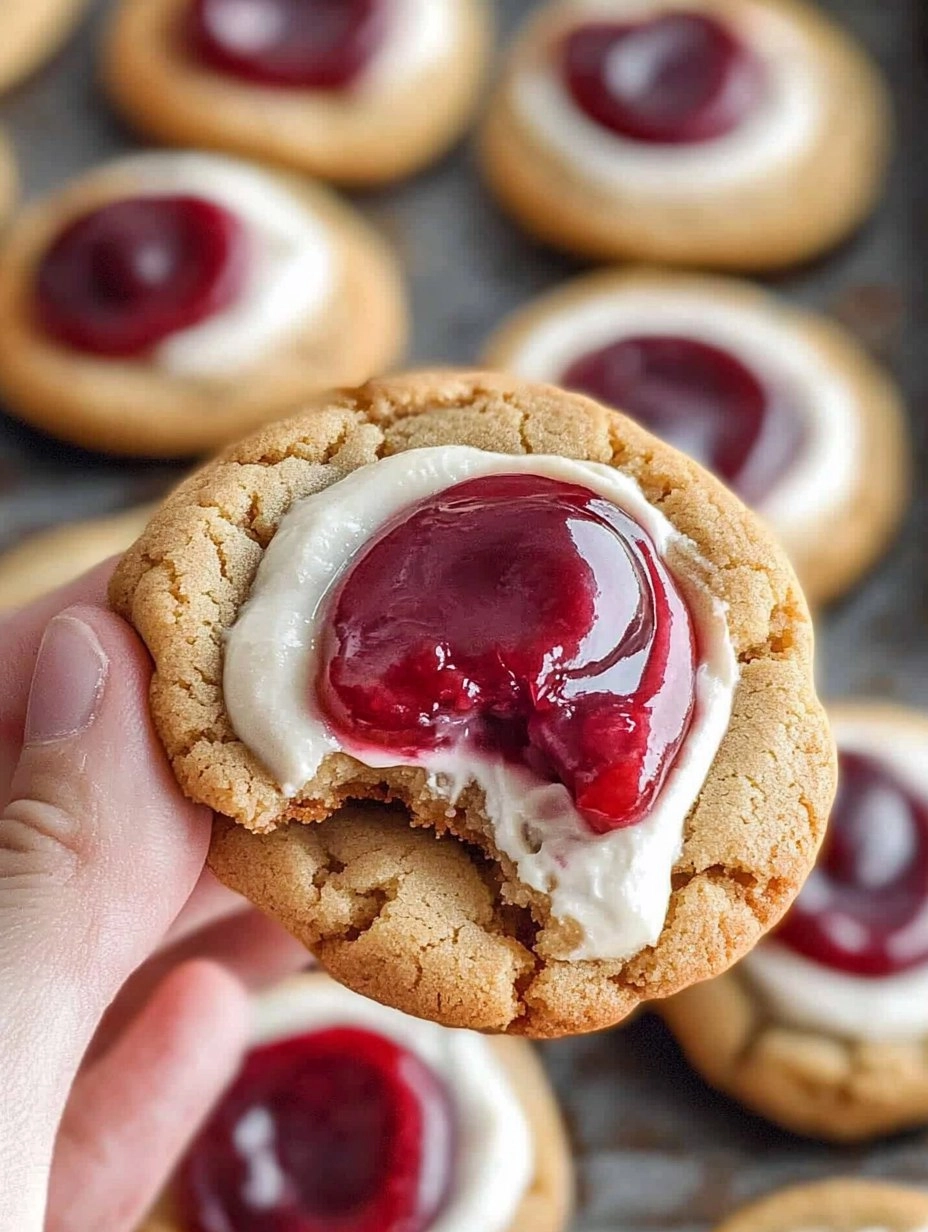 Cherry Cheesecake Cookies