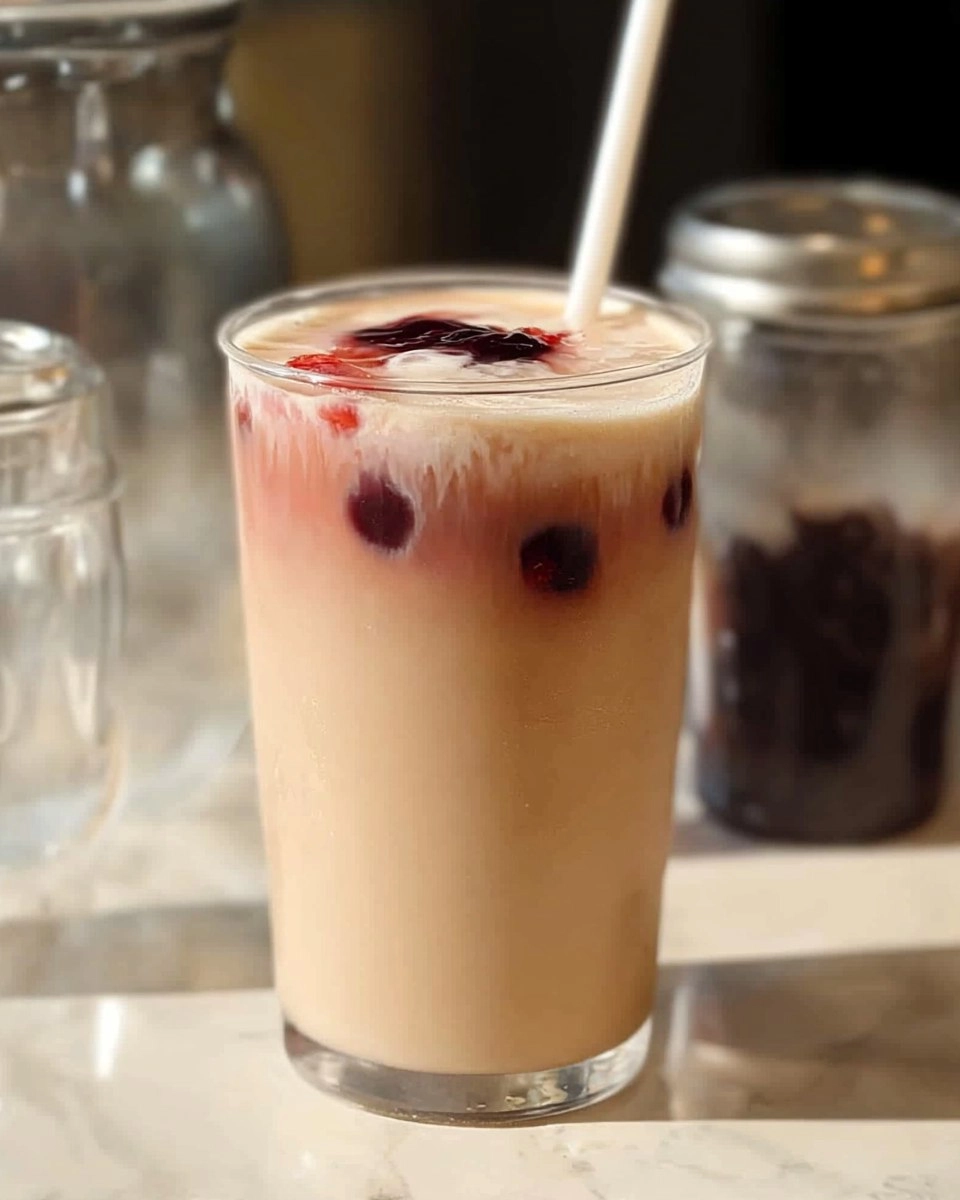 Cherry Vanilla Iced Latte