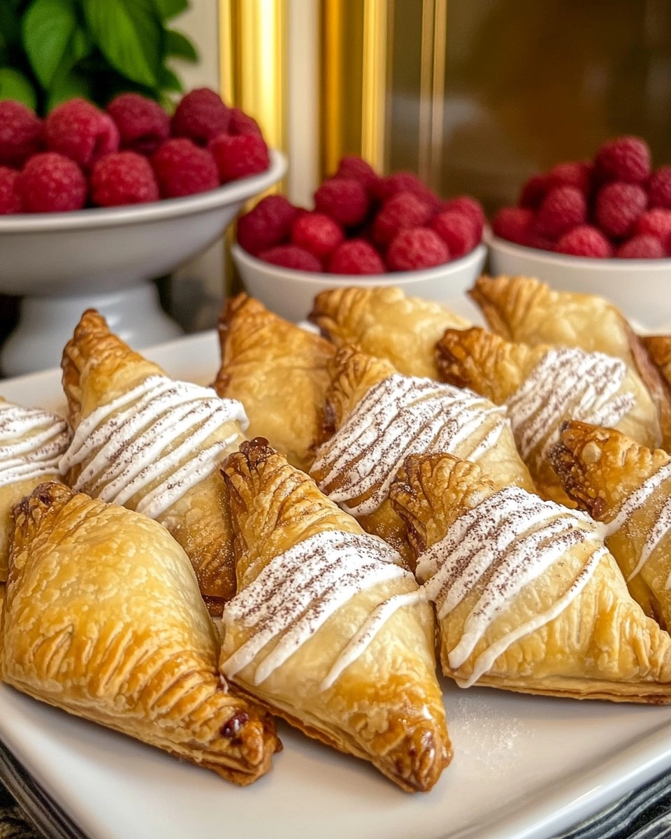 Chocolate Raspberry Cheesecake Turnovers 66 Chocolate Raspberry Cheesecake Turnovers
