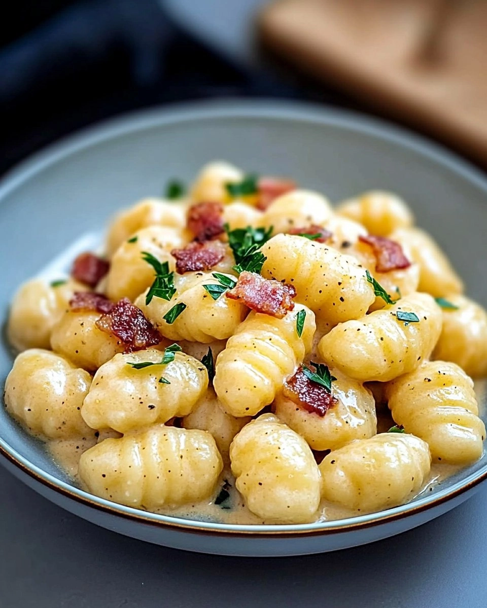 Creamy Pancetta Gnocchi 
