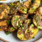 Crispy Smashed Potatoes with Garlic & Za'atar 114 Crispy-Smashed-Potatoes-with-Garlic-Zaatar-Recipe