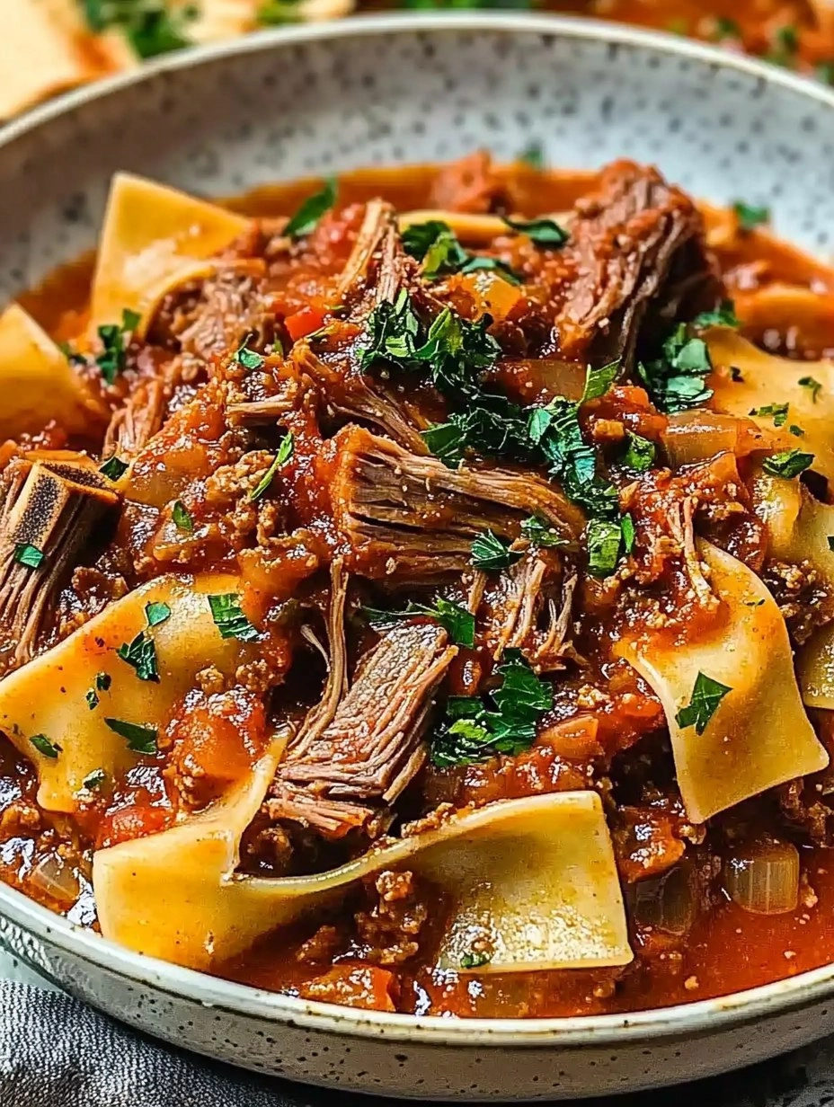 Crockpot Short Rib Ragu