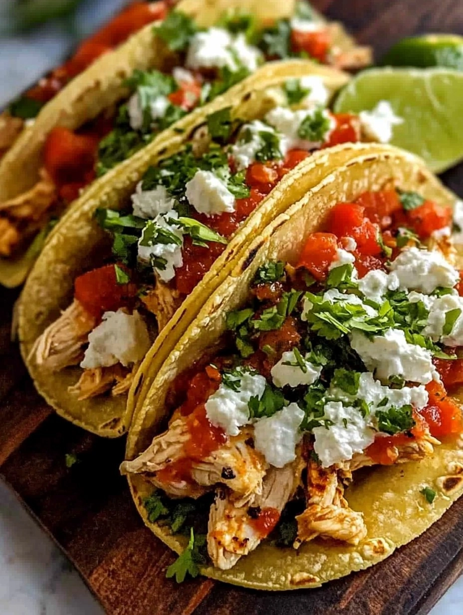 Easy Chicken Street Tacos