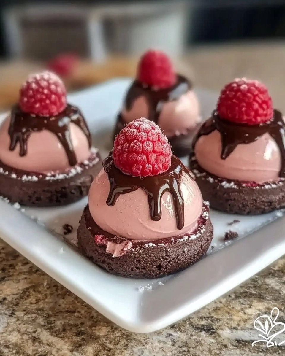 Easy Chocolate Raspberry Mousse Domes 143 Easy Chocolate Raspberry Mousse Domes