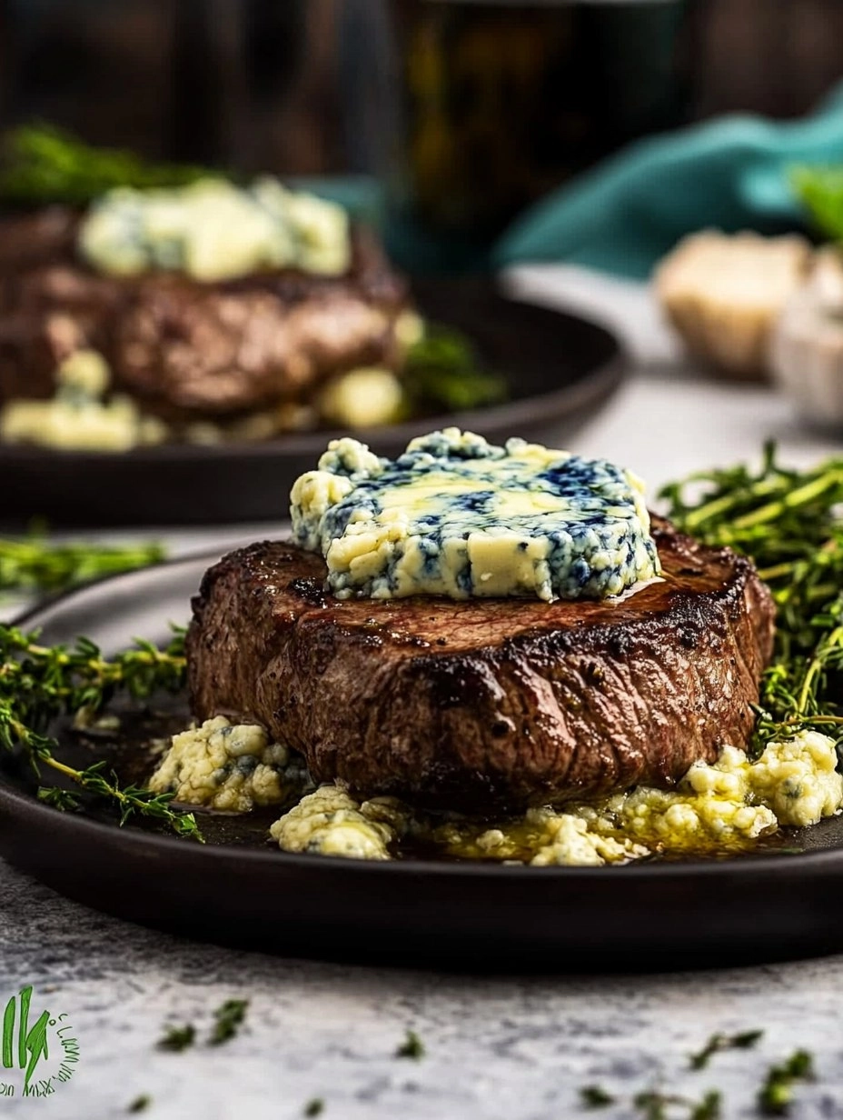 Filet Mignon with Blue Cheese Butter