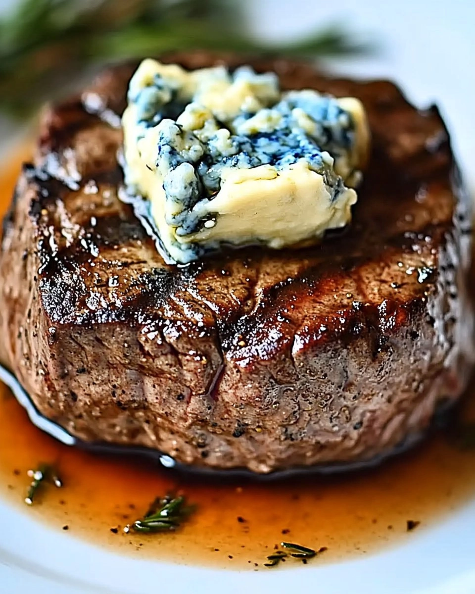 Filet Mignon with Blue Cheese Butter