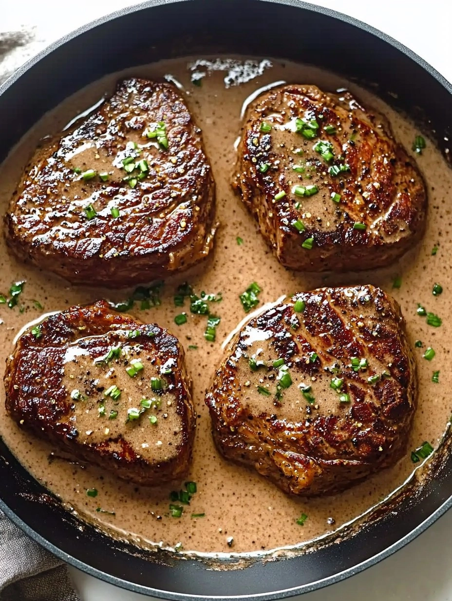 Filet Mignon with Dijon Sauce