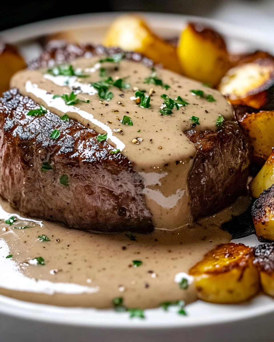 Filet Mignon with Dijon Sauce