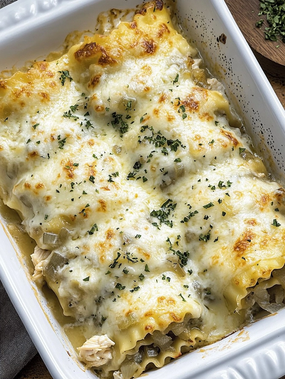 French Onion Chicken Lasagna Rollups 172 French Onion Chicken Lasagna Rollups