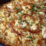 French-Onion-Chicken-Orzo-Recipe