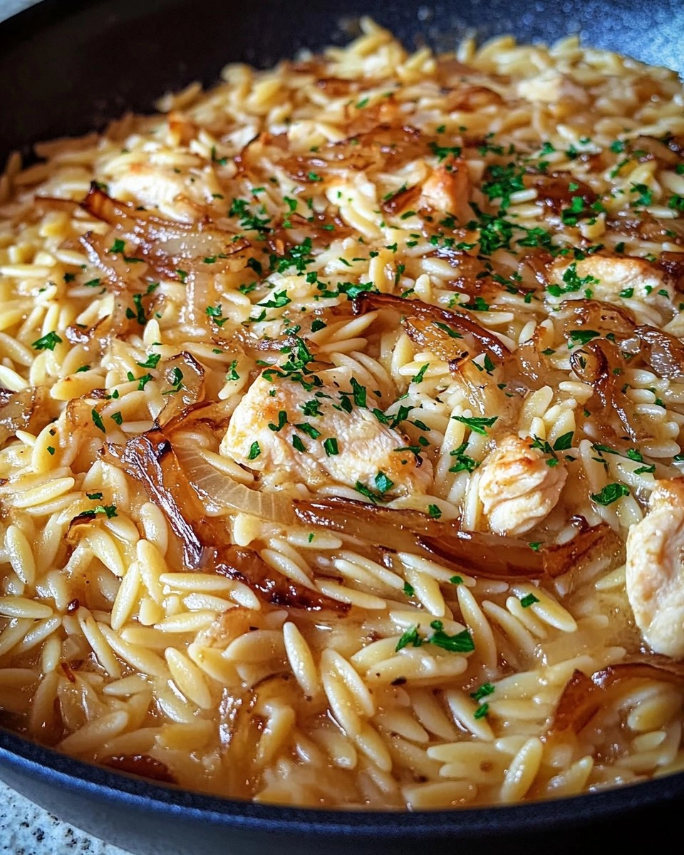 French-Onion-Chicken-Orzo-Recipe