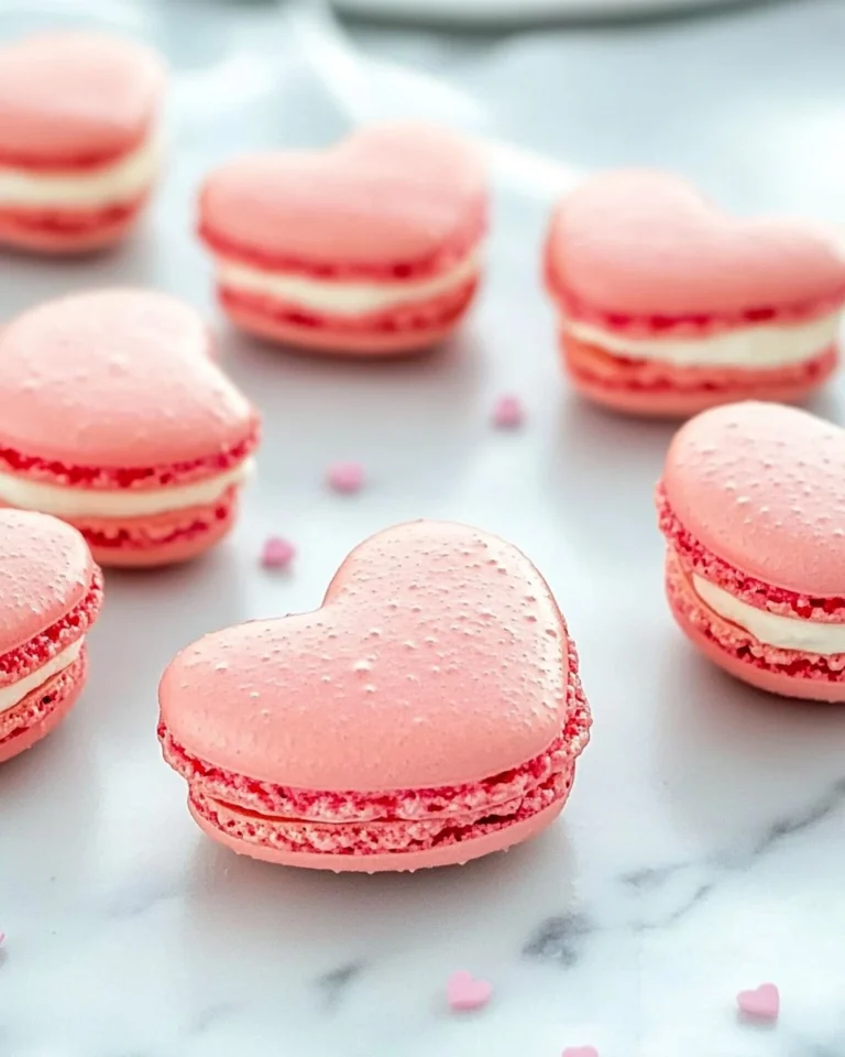Galentines-Brunch-Foods-Heart-Shaped-Macarons-Recipe