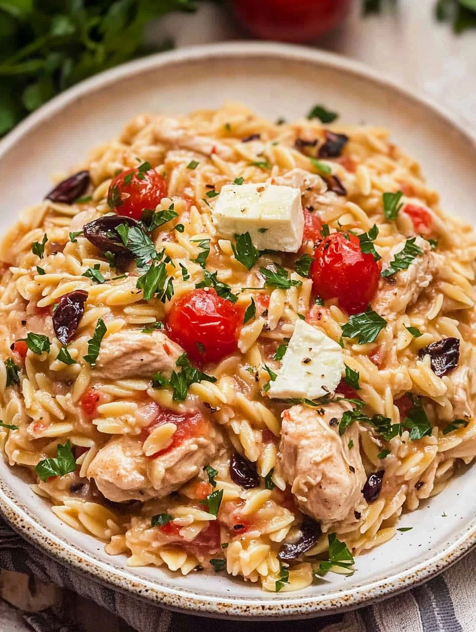 Greek Chicken and Orzo 127 Greek Chicken and Orzo