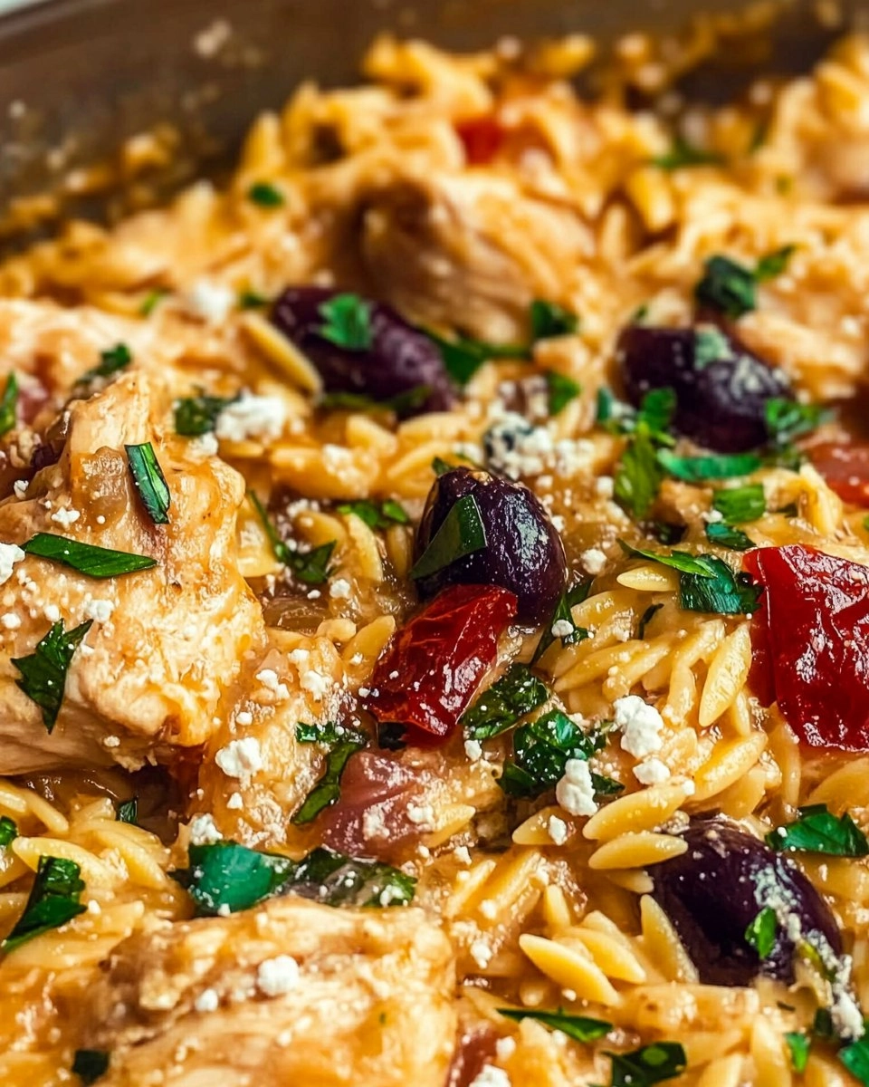 Greek Chicken and Orzo 128 Greek Chicken and Orzo