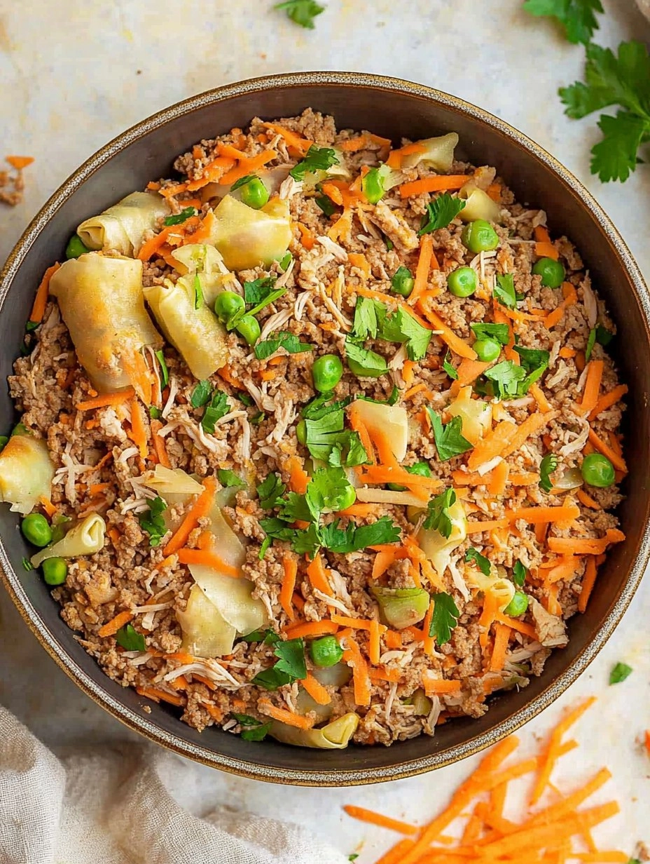 Ground Turkey Egg Roll Bowls