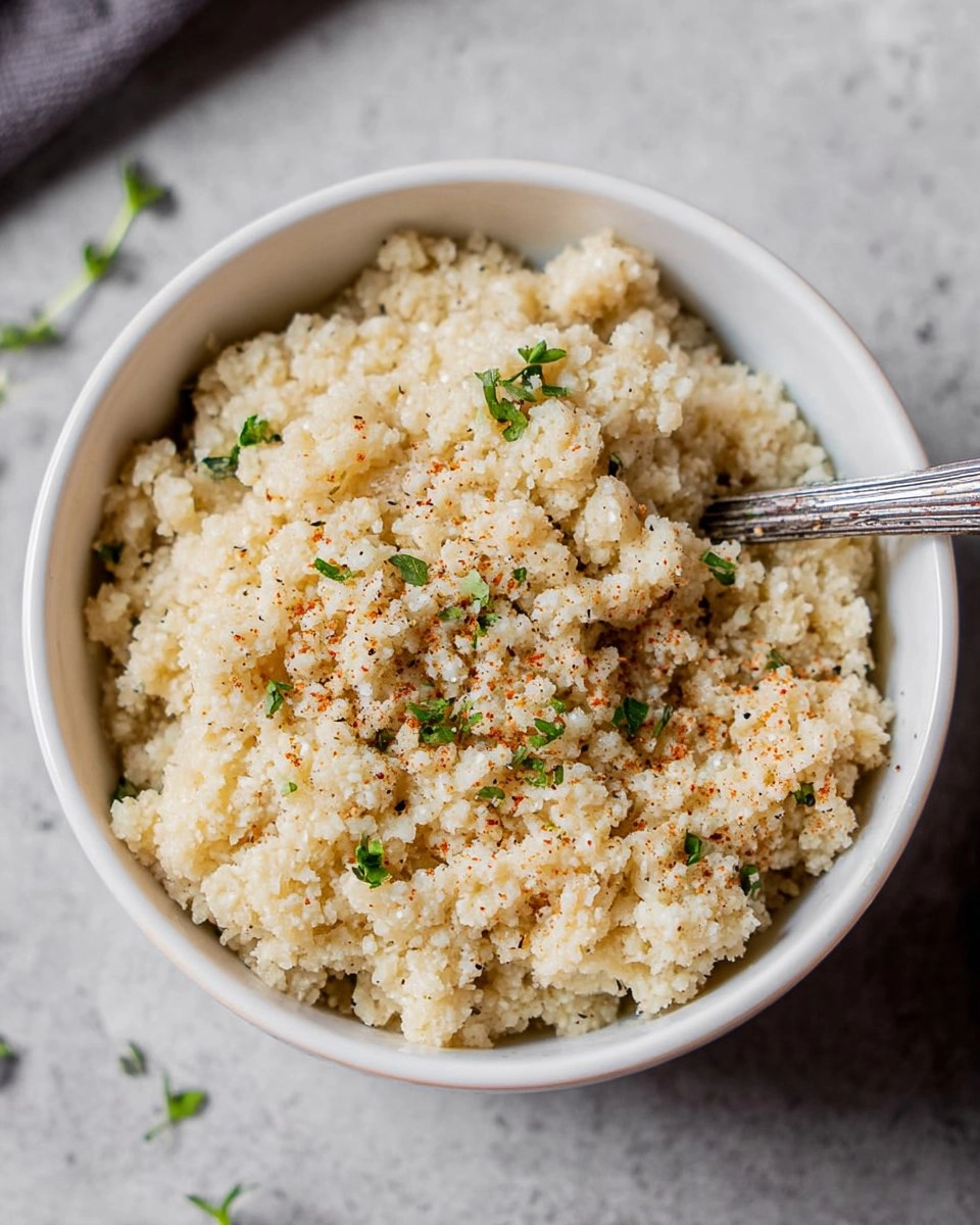 Healthy Creamy Coconut Cauliflower Rice