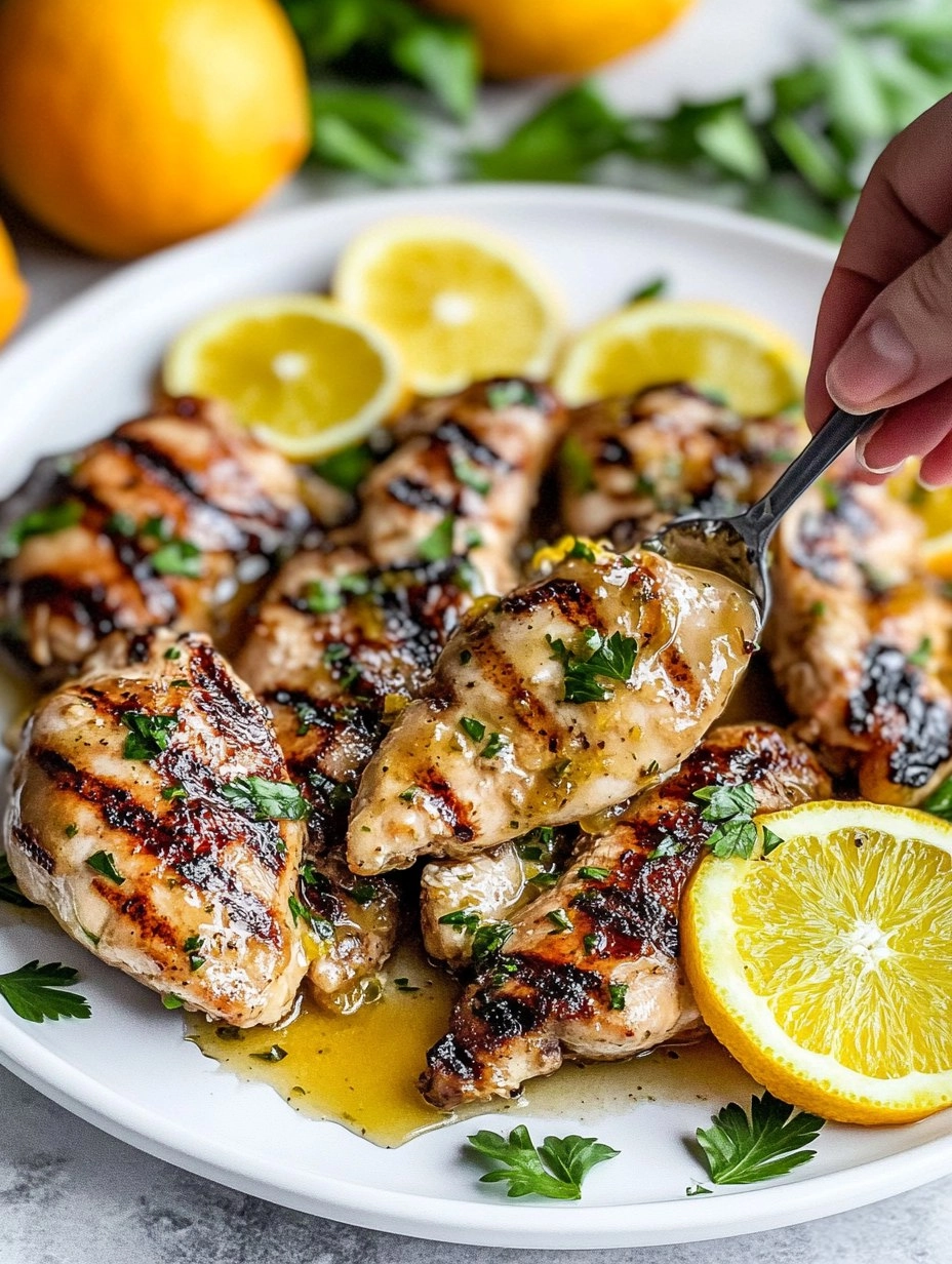 Healthy Grilled Citrus Chicken with Glaze