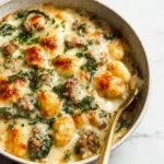 Healthy-Pesto-Sausage-Gnocchi-Bake-Recipe