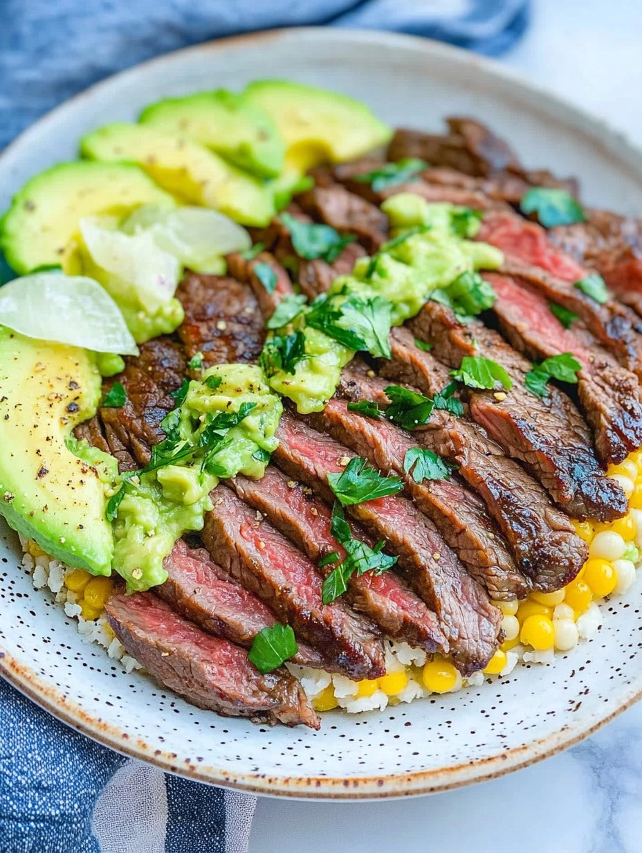 Healthy Steak Avocado Corn Bowl 127 Healthy Steak Avocado Corn Bowl