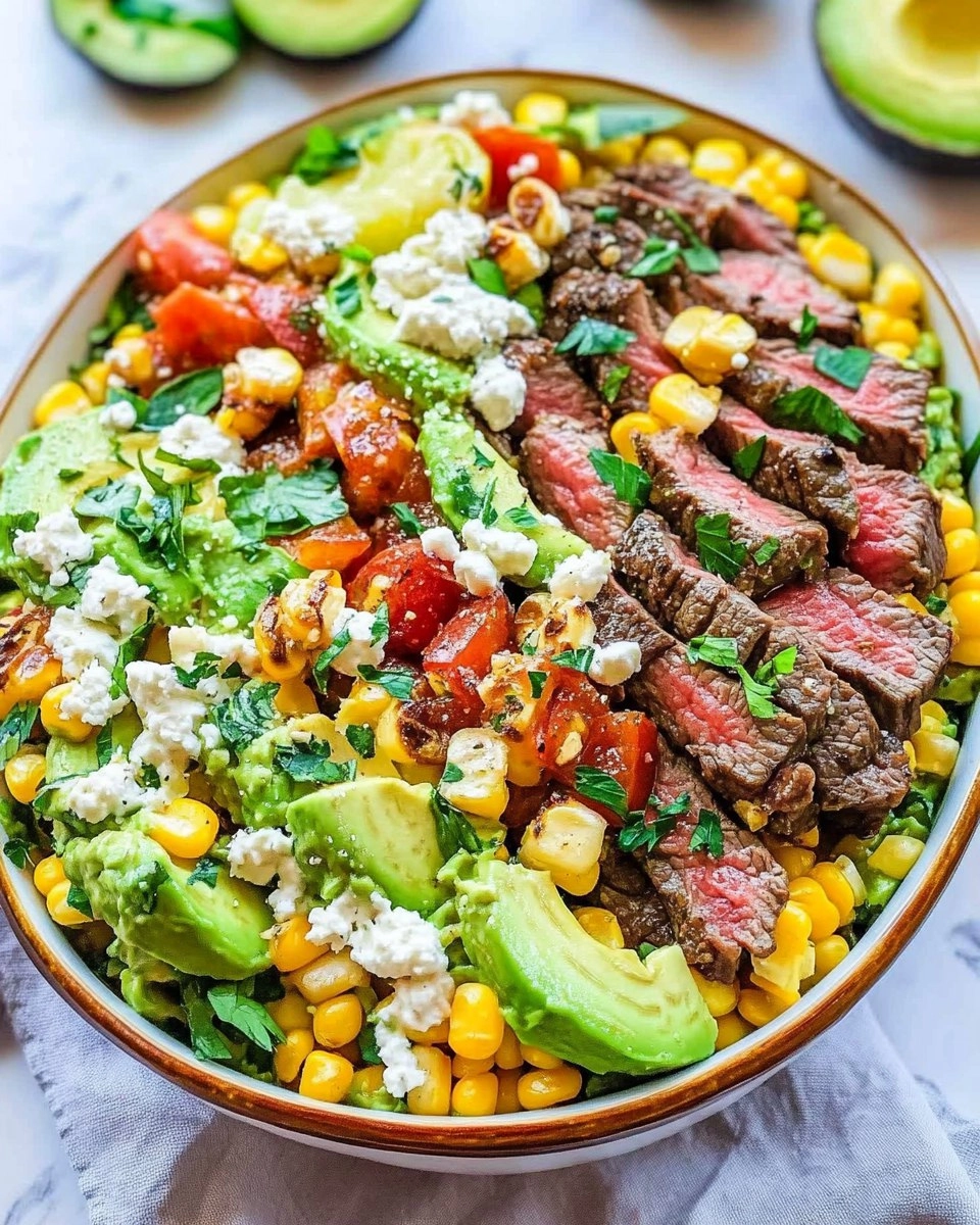 Healthy Steak Avocado Corn Bowl 128 Healthy Steak Avocado Corn Bowl