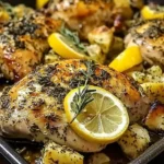 One-Pan Lemon Herb Roasted Chicken 109 One-Pan-Lemon-Herb-Roasted-Chicken-Recipe