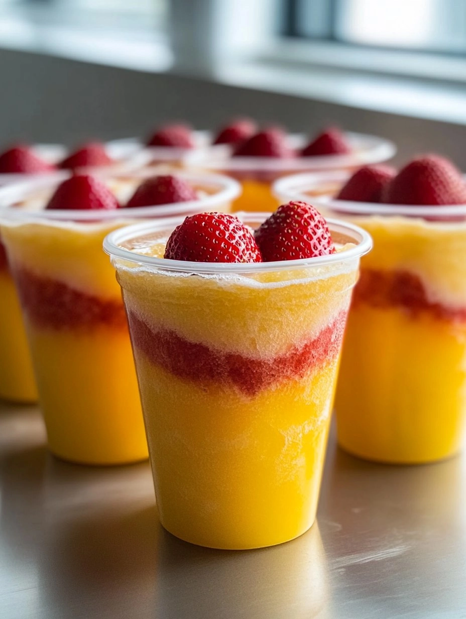 Pineapple Strawberry Swirled Slushies – Your Ultimate Refreshing Summer Drink!