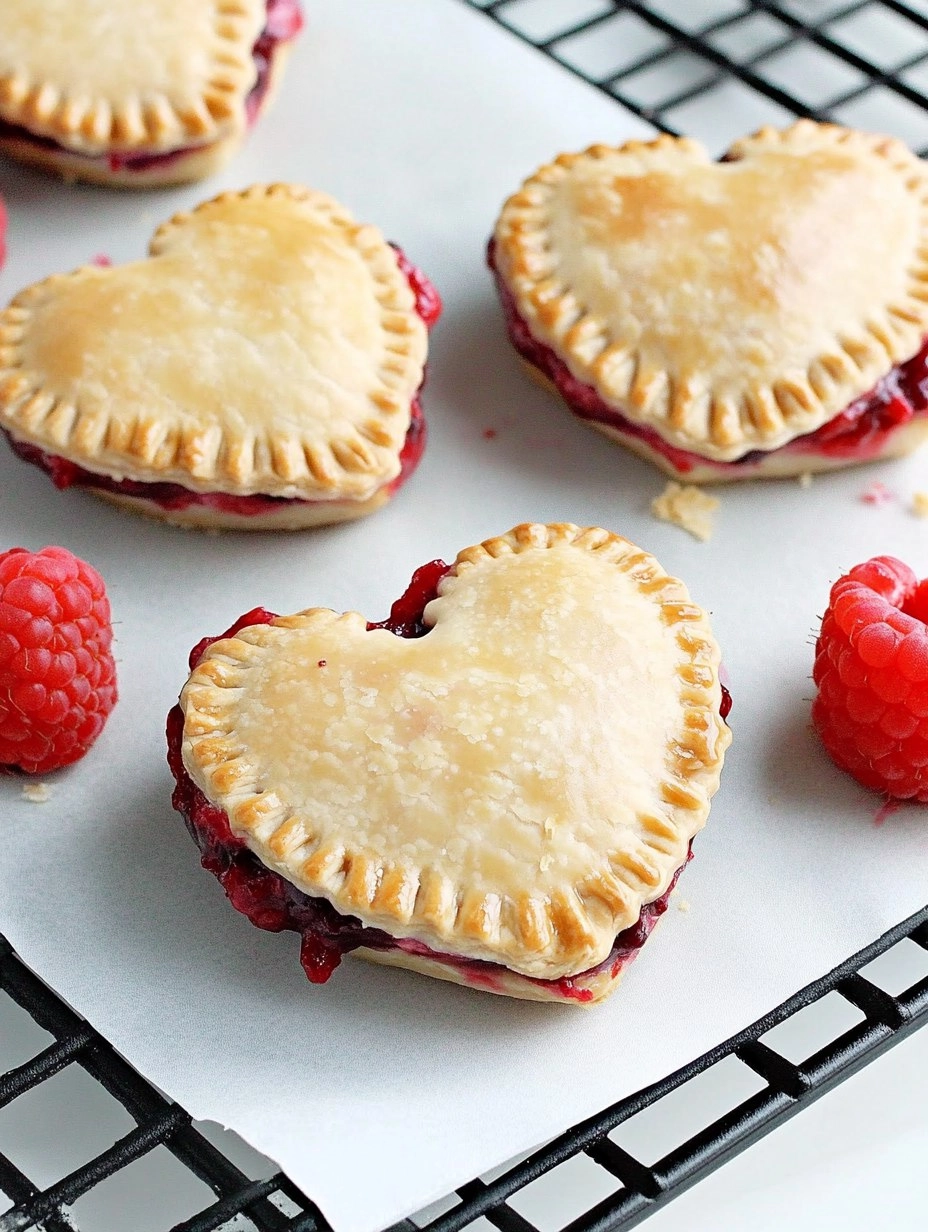 Raspberry Nutella Heart Pies 97 Raspberry Nutella Heart Pies