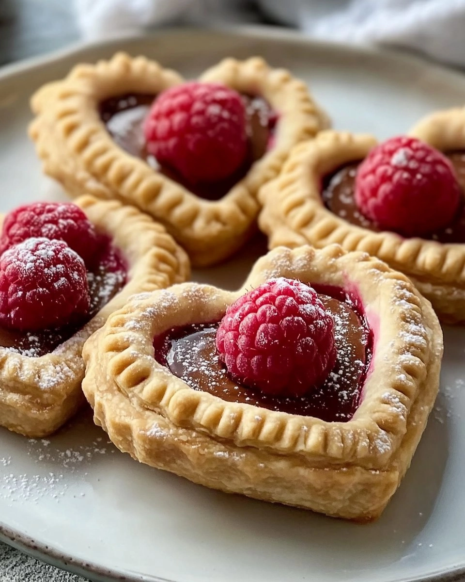 Raspberry Nutella Heart Pies 98 Raspberry Nutella Heart Pies
