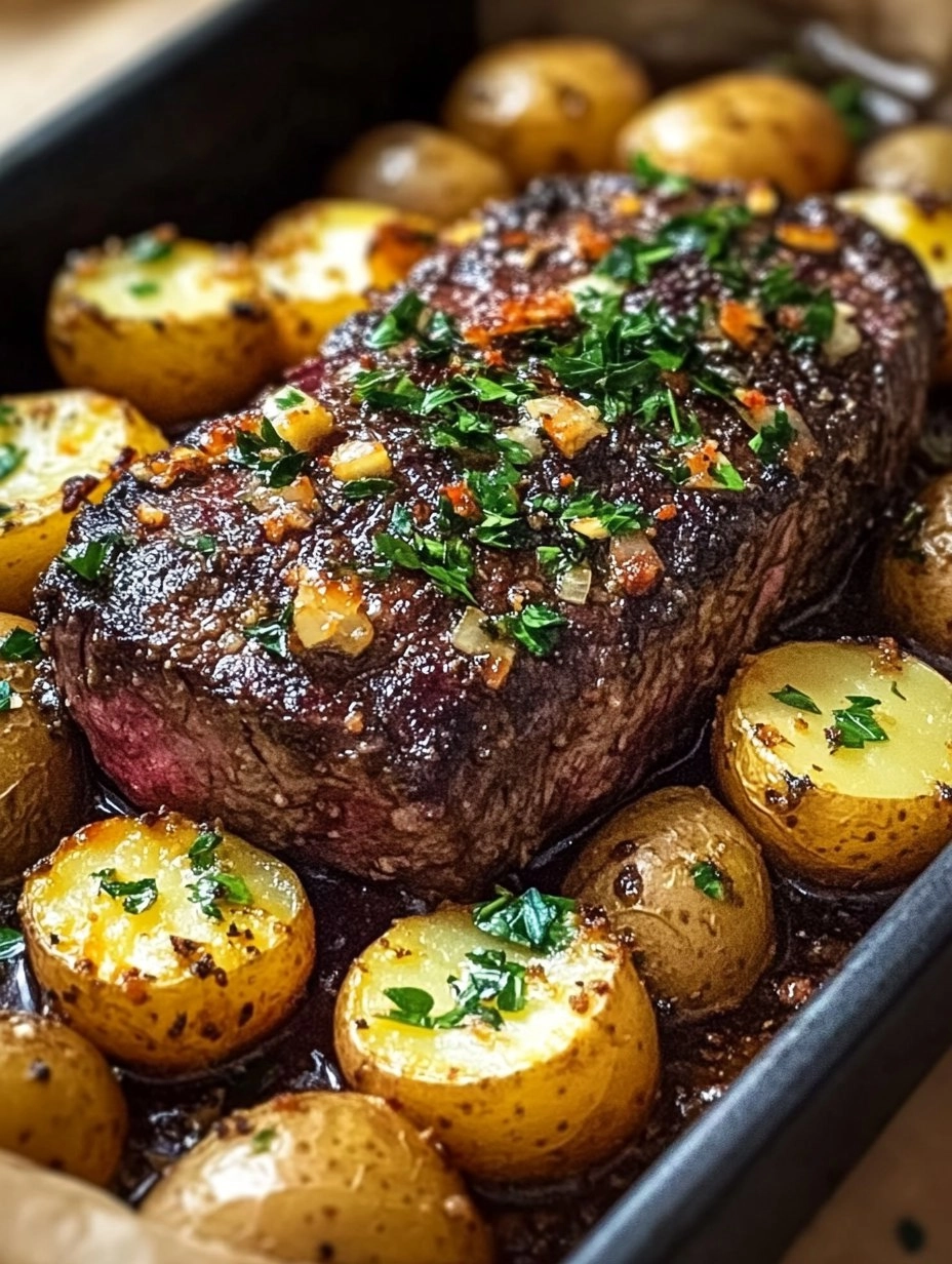 Roast Sirloin with Potato Bake 87 Roast Sirloin with Potato Bake