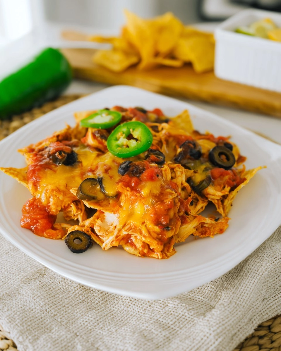 Set-It-and-Forget-It Crockpot Chicken Nachos