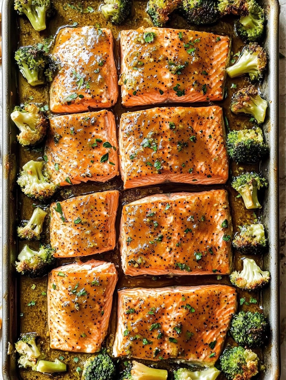 Sheet-Pan Honey Mustard Salmon
