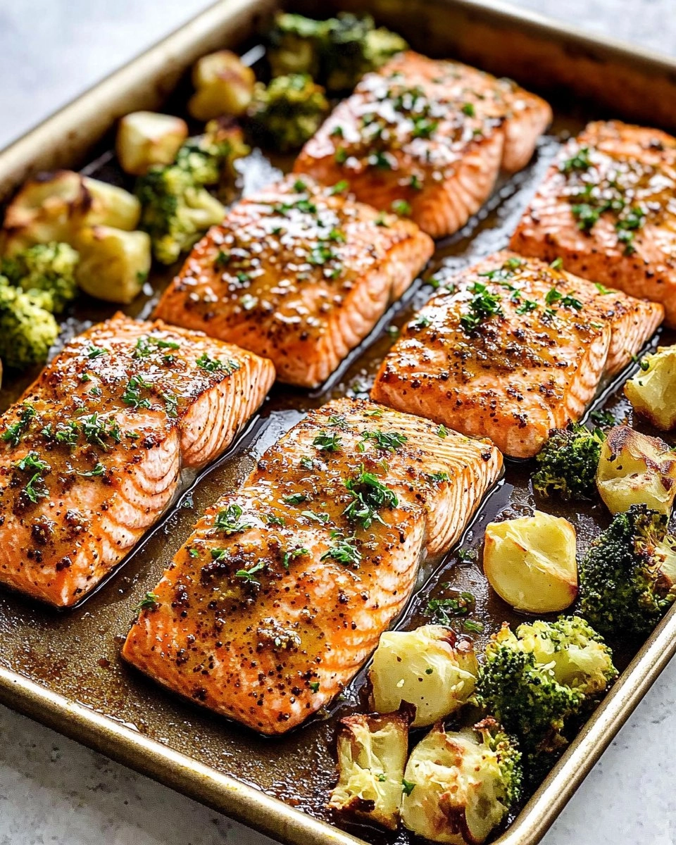 Sheet-Pan Honey Mustard Salmon