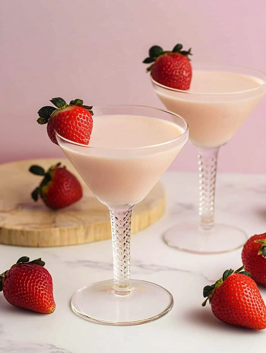 Strawberries and Cream Martini