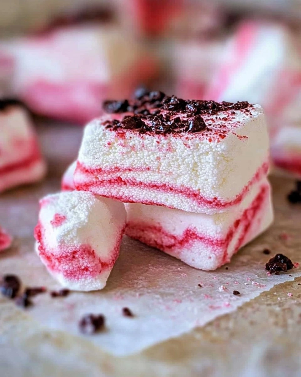 Strawberry Swirl Marshmallows 131 Strawberry Swirl Marshmallows