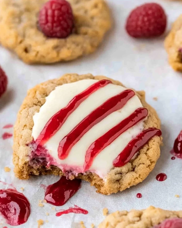 The-best-Crumbl-Raspberry-Cheesecake-Cookies-EVER-Recipe