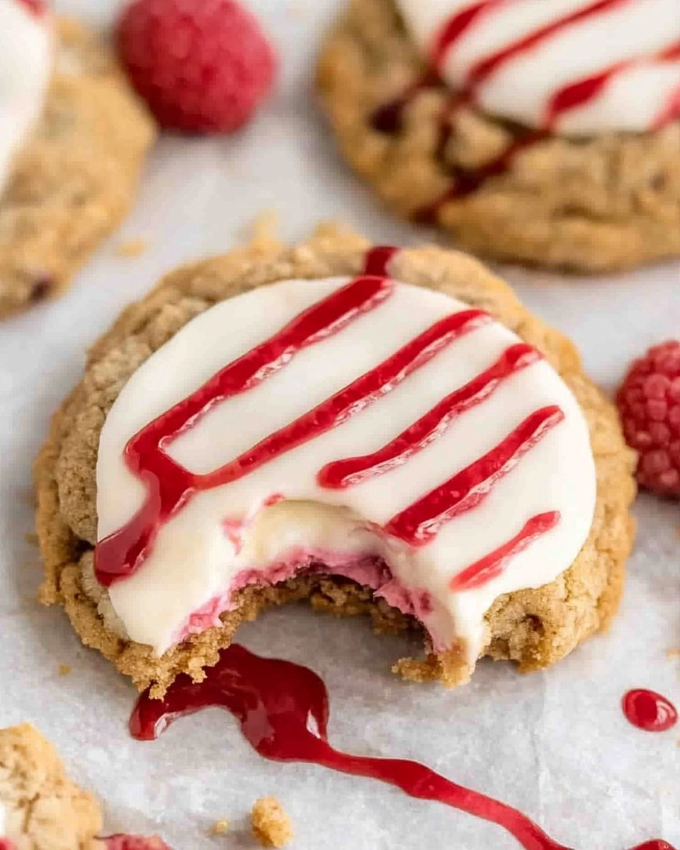 The best Crumbl Raspberry Cheesecake Cookies EVER!